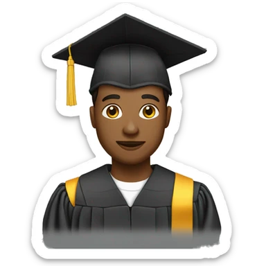 graduate student sticker