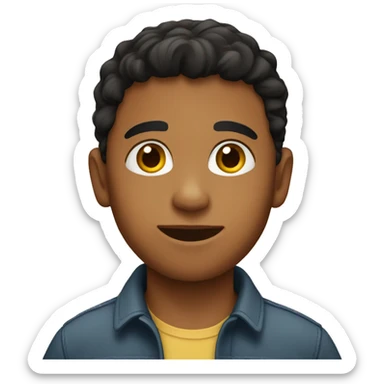 Hispanic boy sticker