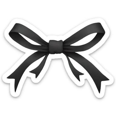 Bow sticker