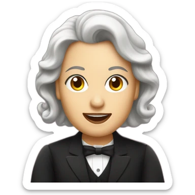 Opera conductor sarah caldwell sticker
