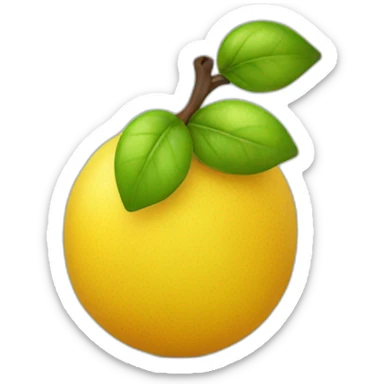 Loop fruit with monocle sticker
