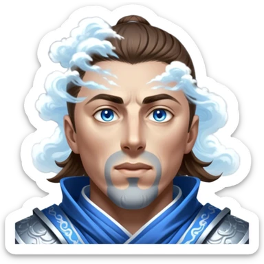 Moonlit Samurai sticker