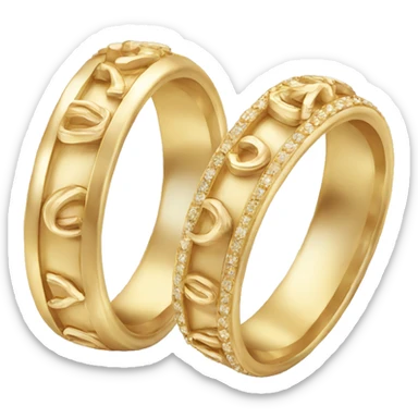 Ring wedding sticker