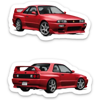 Red Skyline R32 sticker