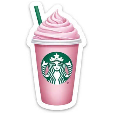 Pink drink Starbucks sticker