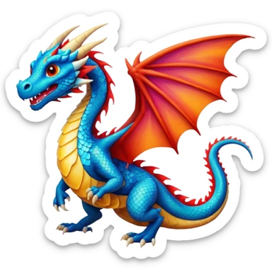 Flying Dragon in Baku sticker