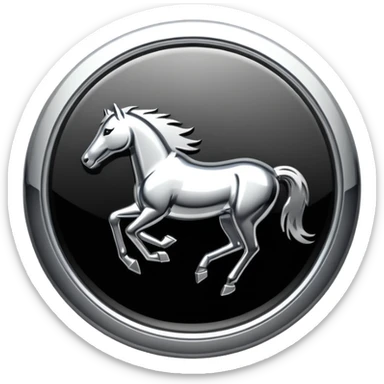 Mustang logo sticker