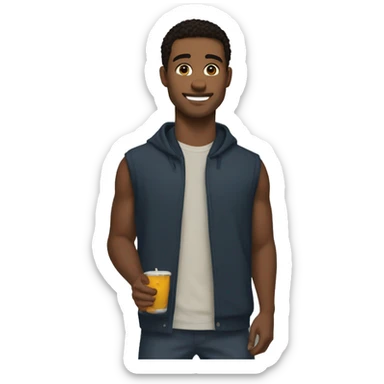 Cole Irvin taking an L sticker