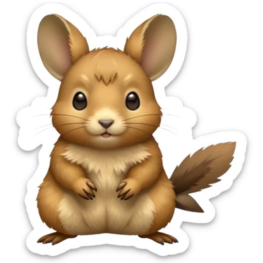 American pika animal sticker