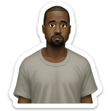 Kanye west album cover sticker