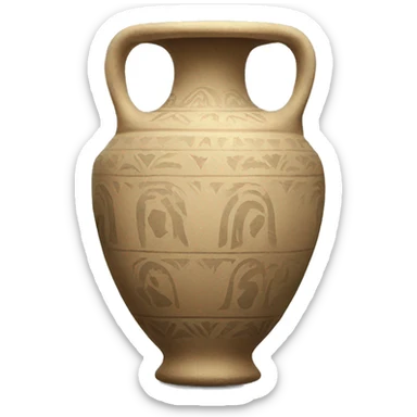 ancient vase sticker