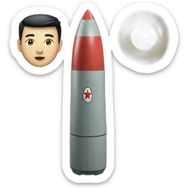 ICBM North Korea sticker
