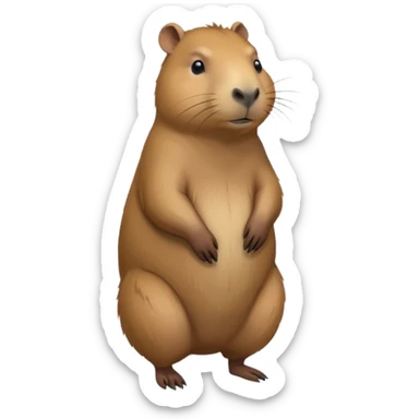 Capybara (Full) sticker