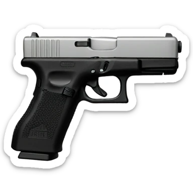 Glock-19 facing right sticker