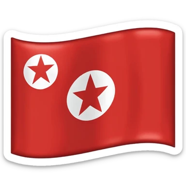 North Korea Flag sticker