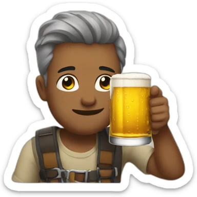 Hold my beer sticker