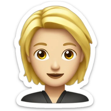 blonde sushi master sticker