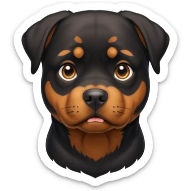 Dog Rottweiler  sticker