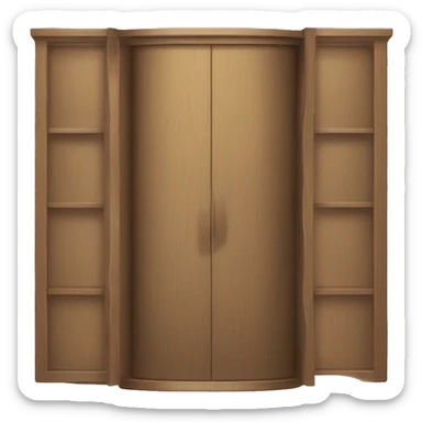 vanishing cabinet sticker