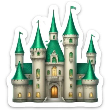 Emerald City castle sticker