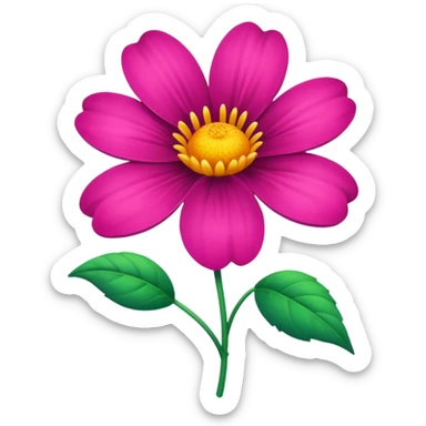Flower 
 sticker