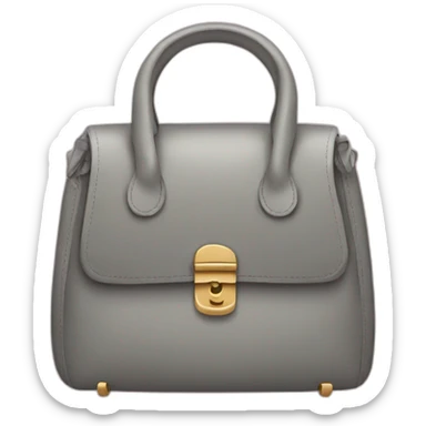 Handbag with trousers sticker