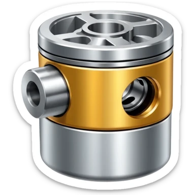 Engine piston sticker