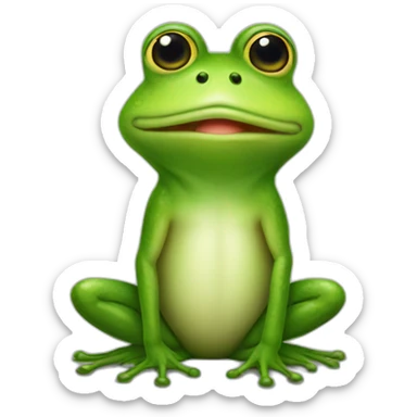 Frogs in Bangkok sticker