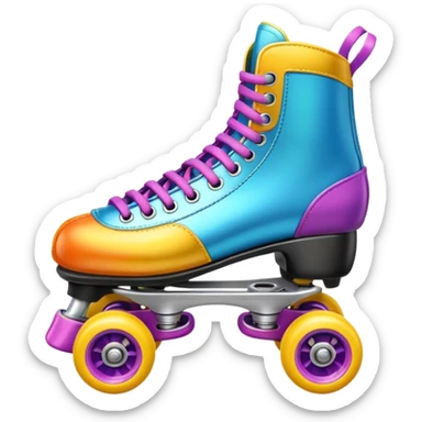 centipede on rollerskates sticker
