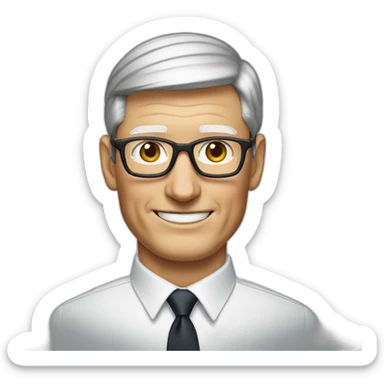Apple CEO Tim Cook sticker