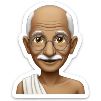 Mahatma Gandhi  sticker