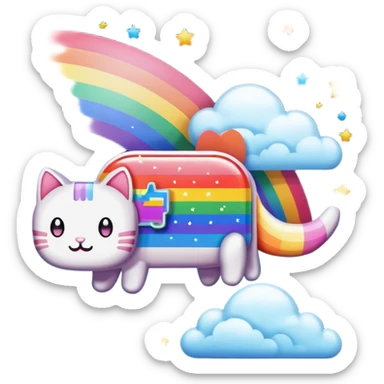 nyan cat sticker