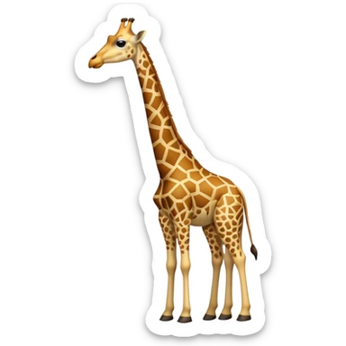 Tortue girafe sticker