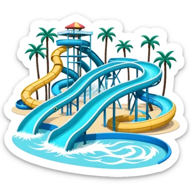 aqua park sticker