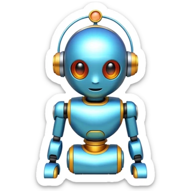 AI BOT 3D HIGH QUOLATY COLOUR FULL sticker