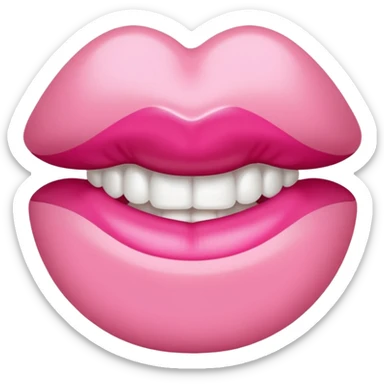 balsamo labial con el envase de la marca rhode de color rosa                                                      sticker