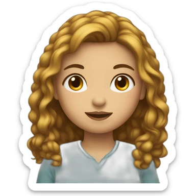 Fille de petite taille sticker