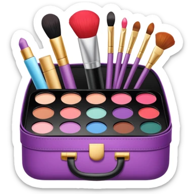 Makeup emoji sticker