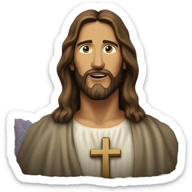 Jesucristo rock sticker