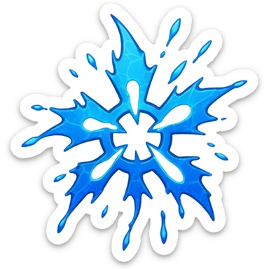 plasma splatter sticker