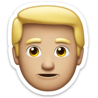 Donald trump with abs sticker