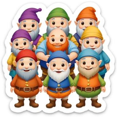 7 dwarfs  sticker