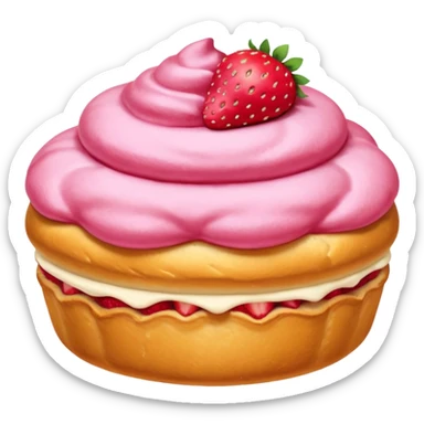 Pain aux fraise sticker