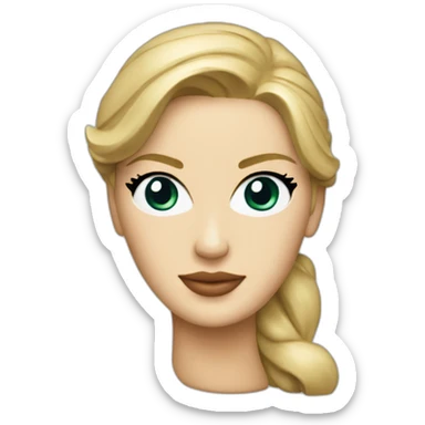 Political ivanka trump tall figurine sticker