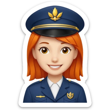 Make an emoji with a character from the game Arknights: Endfield, the name of this character is Ember sticker