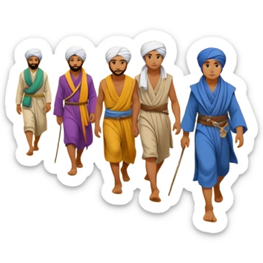 Desert Nomad Travelers sticker