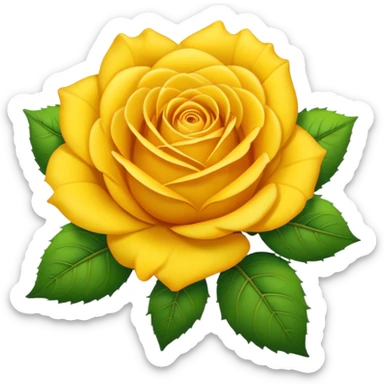 Yellow rose with  sunflower ,make it bit aesthetic sticker