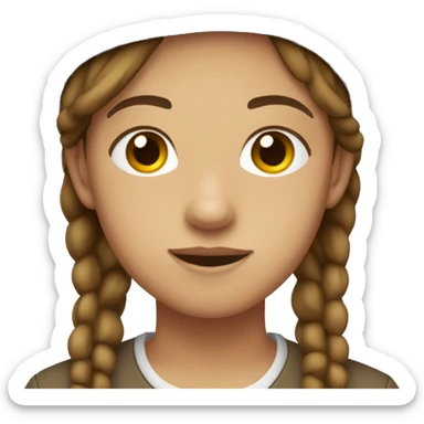 teenager with brown hair and light brown skin, wearing a beret sticker