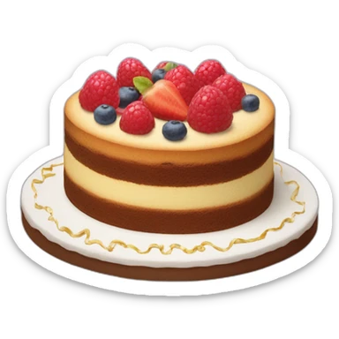 Gâteau d’anniversaire 20ans sticker