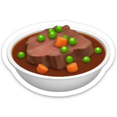 beef stew with peas sticker